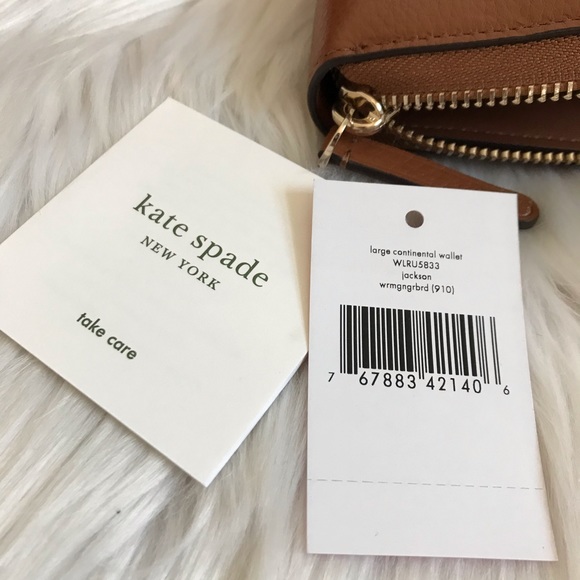 Kate Spade New York Jackson Luggage Brown Wallet - Picture 6 of 7